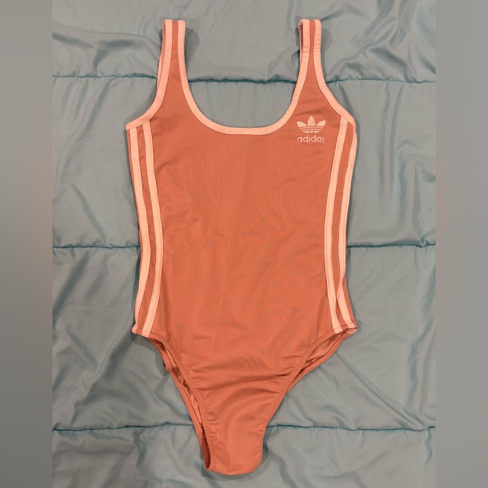 Adidas Coral One-Piece Bodysuit